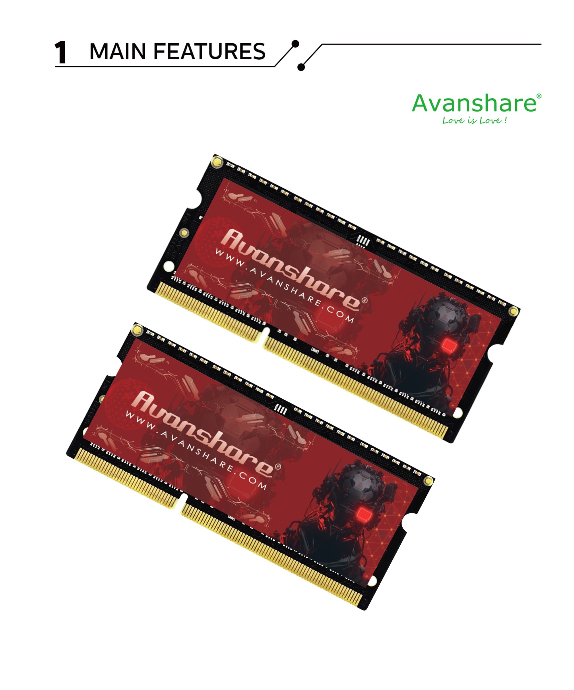 Ddr4 32Gb - Avanshare Ram Memory DDR5 DDR4 DDR3