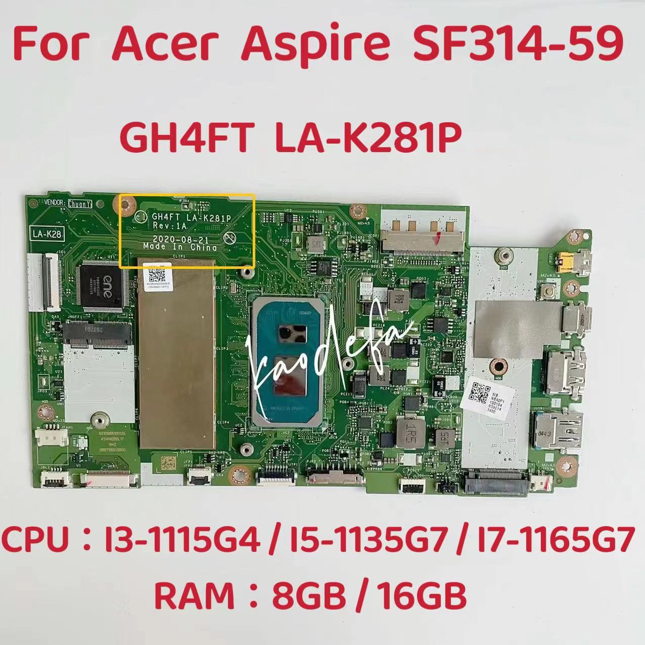 Laptop Motherboard  For Acer A - Ddr4 8Gb ulasan dan harga