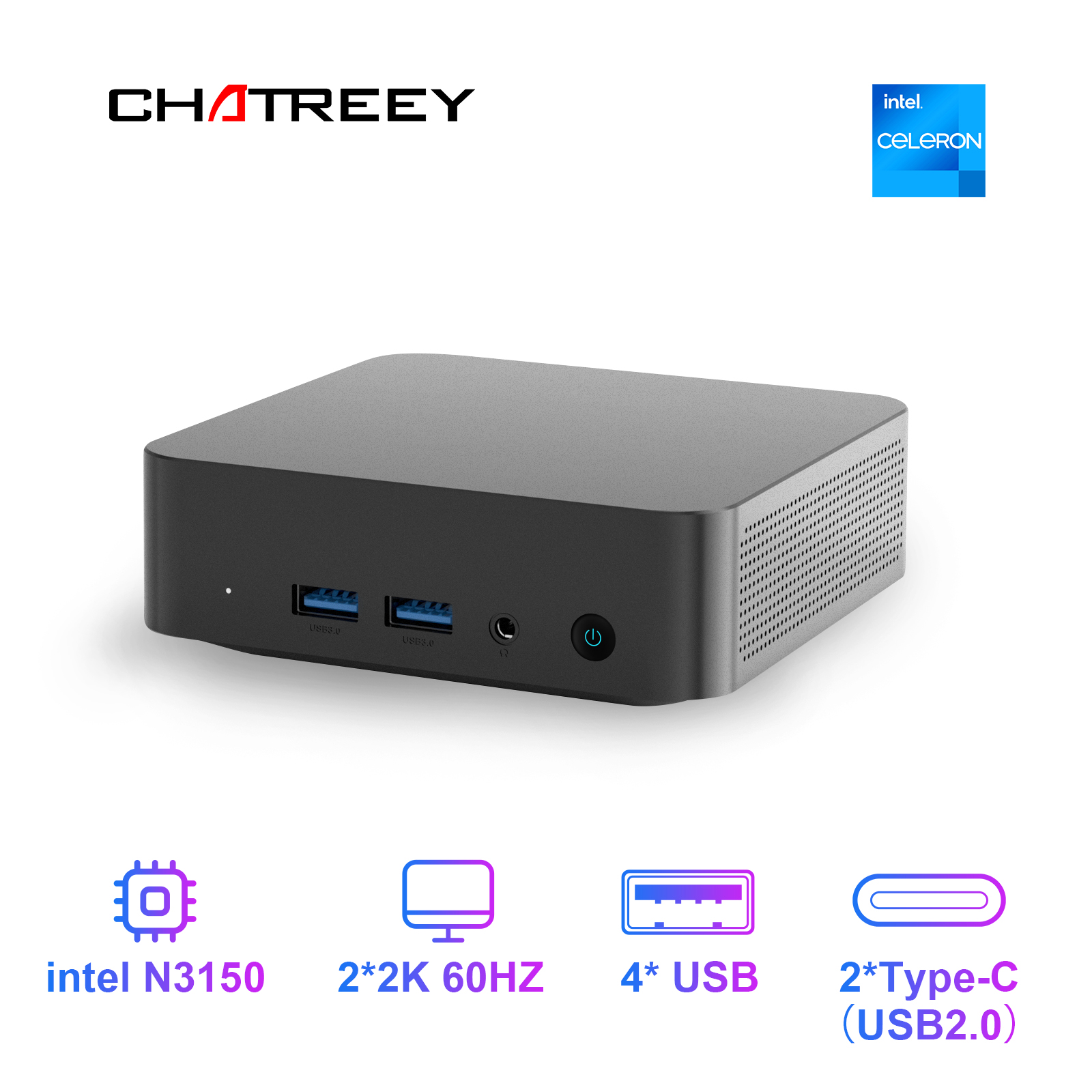 Chatreey  Mini PC T9 N3150  DD - Ddr3 8Gb ulasan dan harga